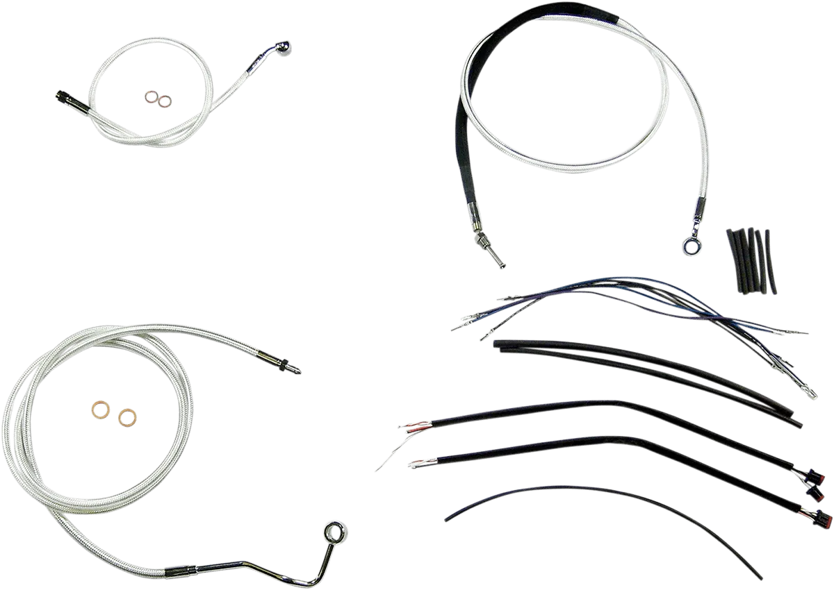 Magnum 387352 Sterling Chromite II Handlebar Installation Kit for 15-17in. Ape