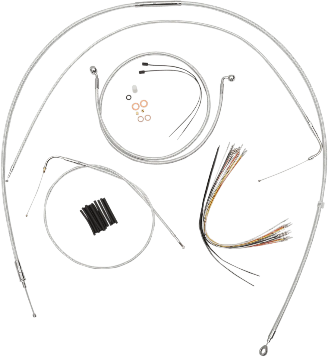 Magnum 387583 Sterling Chromite II Handlebar Installation Kit for 18-20in. Ape
