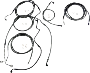 Magnum 487344 Black Pearl Handlebar Installation Kit for 10in. Ape