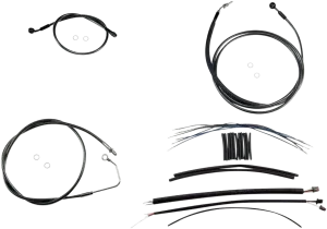 Magnum 487561 Black Pearl Handlebar Installation Kit for 12-14in. Ape