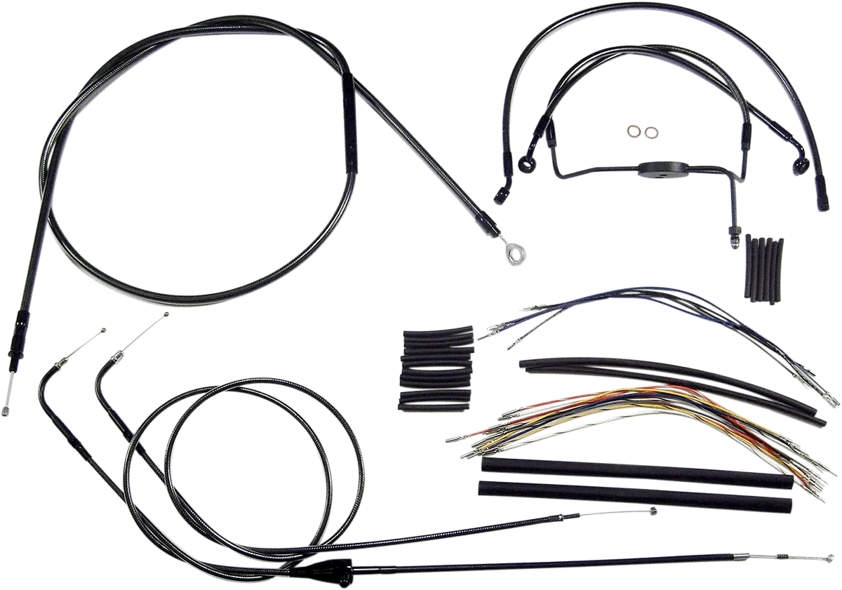 Magnum 487883 Black Pearl Handlebar Installation Kit for 18-20in. Ape