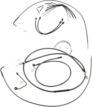 Magnum 487883 Black Pearl Handlebar Installation Kit for 18-20in. Ape