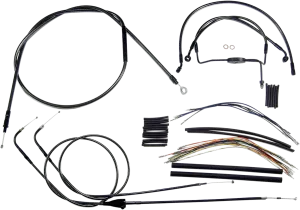 Magnum 487903 Black Pearl Handlebar Installation Kit for 18-20in. Ape