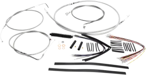 Magnum 589251 Stainless Steel XR Handlebar Installation Kit for 12-14in. Ape