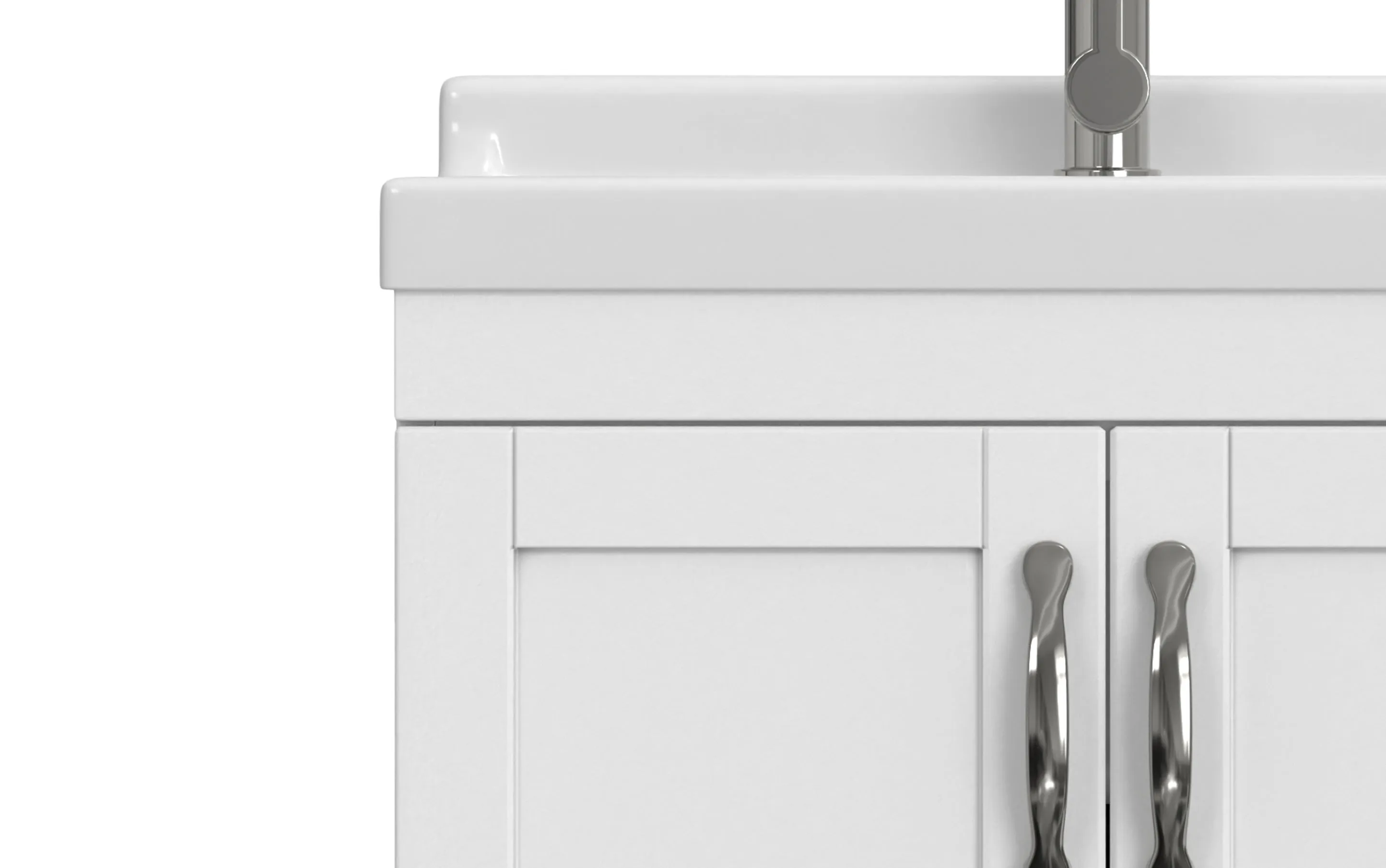 Maile All-In-One 24-inch Laundry Utility Sink and Cabinet with ABS Sink
