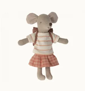 Maileg - Tricycle Mouse, Big Sister - Coral