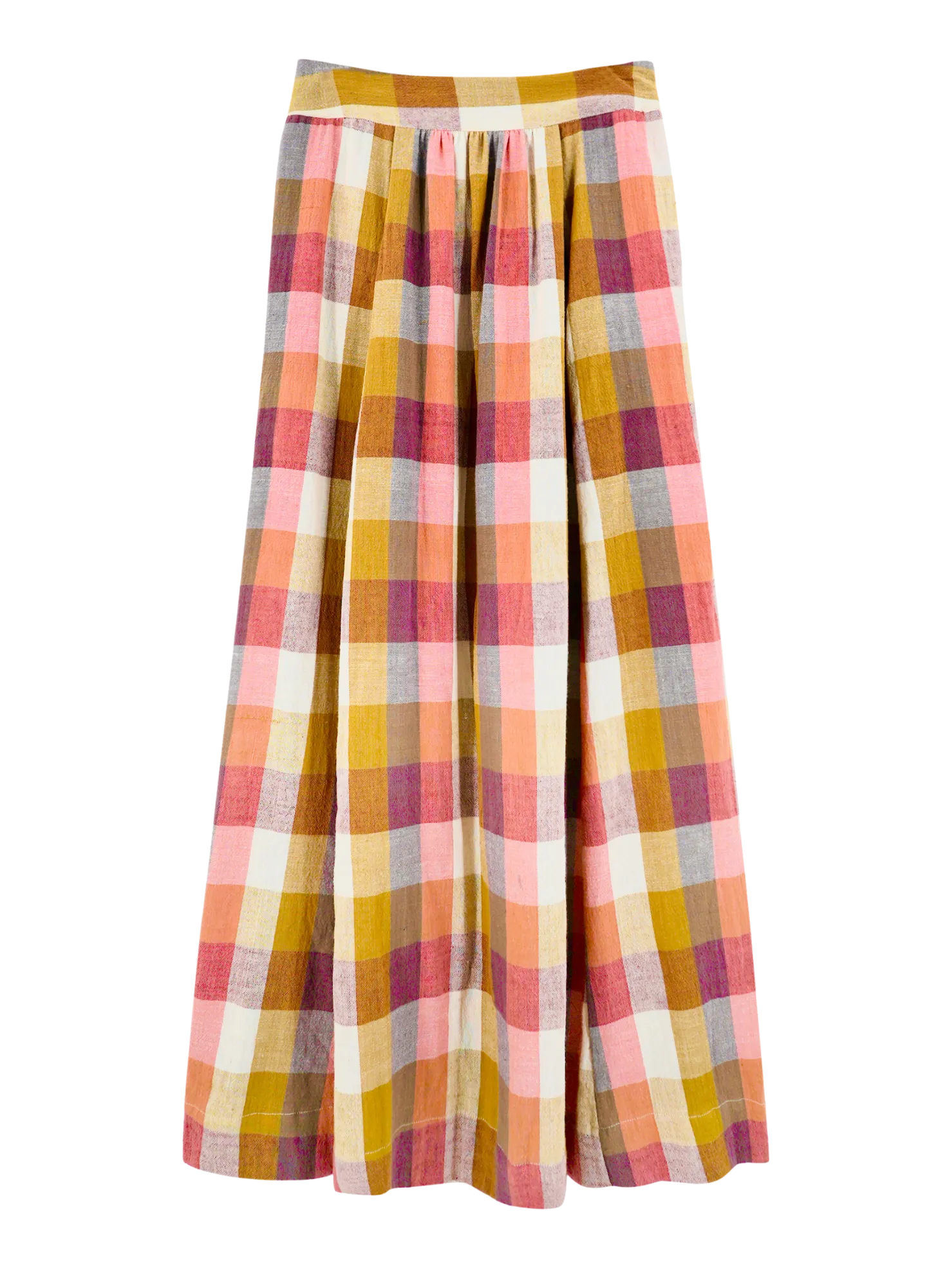 Marion Skirt in Sunset Plaid