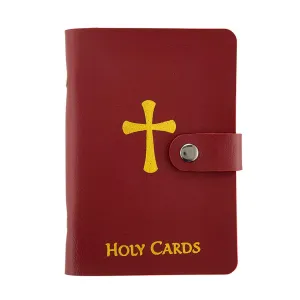 Maroon Holy Card Holder Wallet
