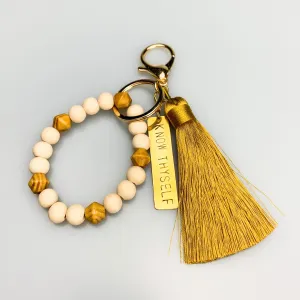 ME™ Affirmation Charms Key Chain Bracelet - Know Thyself