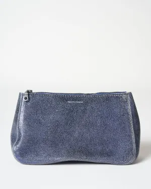 medium fatty pouch - sparkle black/navy