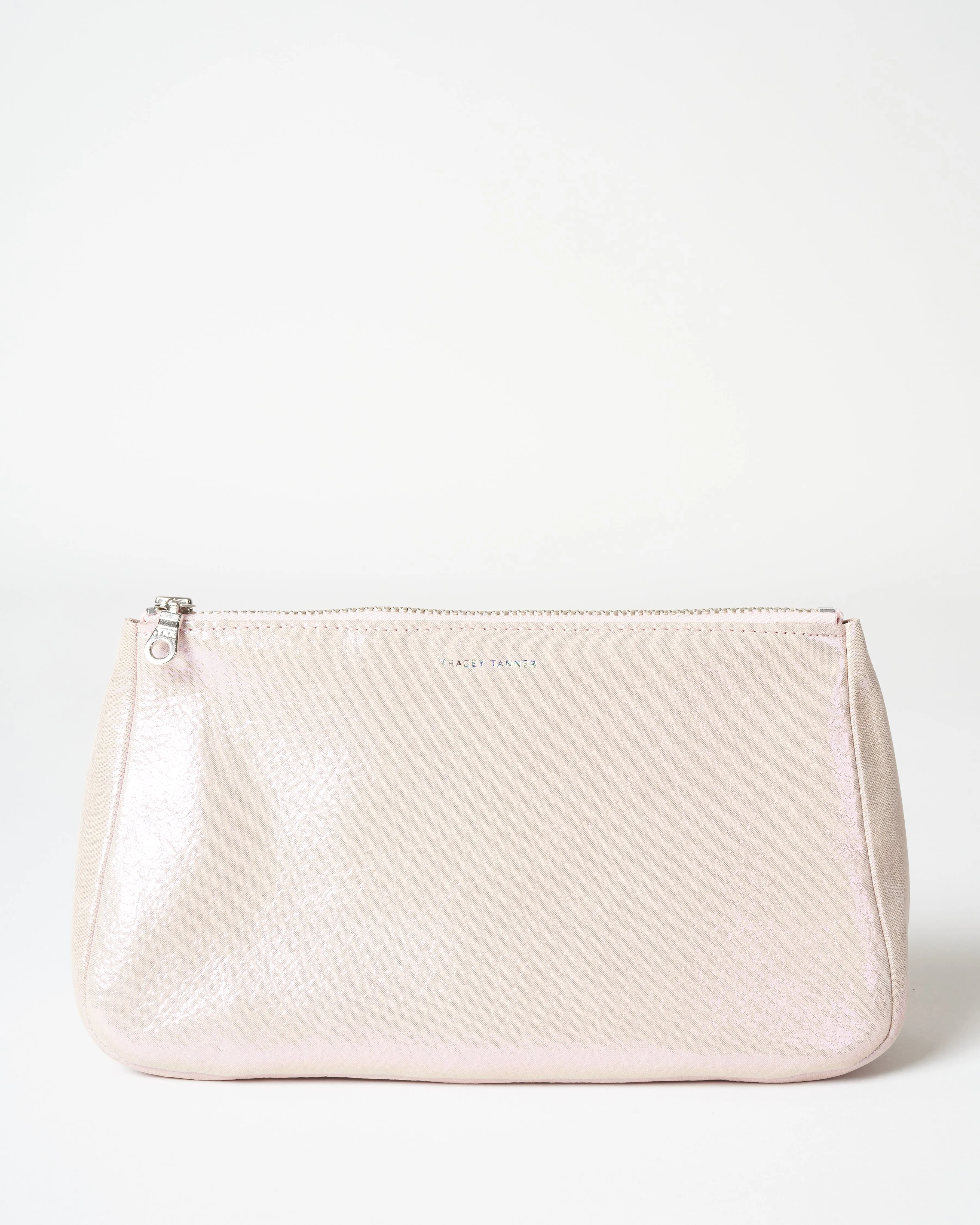 medium fatty pouch - sparkle rose