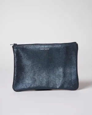 medium zip pouch - sparkle midnight