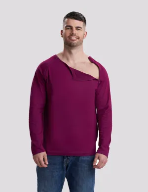 Men's Chest Port Access Shirt - Maroon