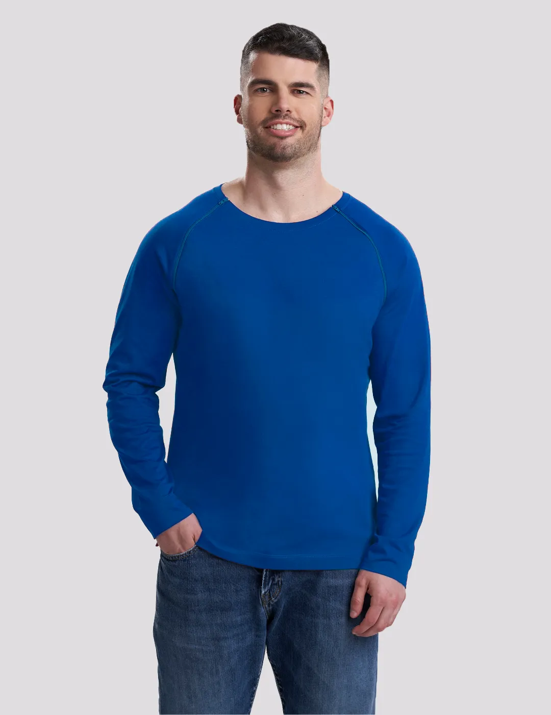 Mens Chest Port Access Shirt - Royal Blue