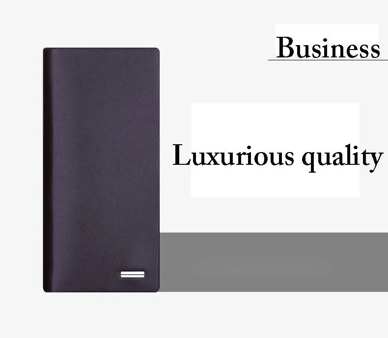 Men's Wallet Long Ultra-thin Card Holder