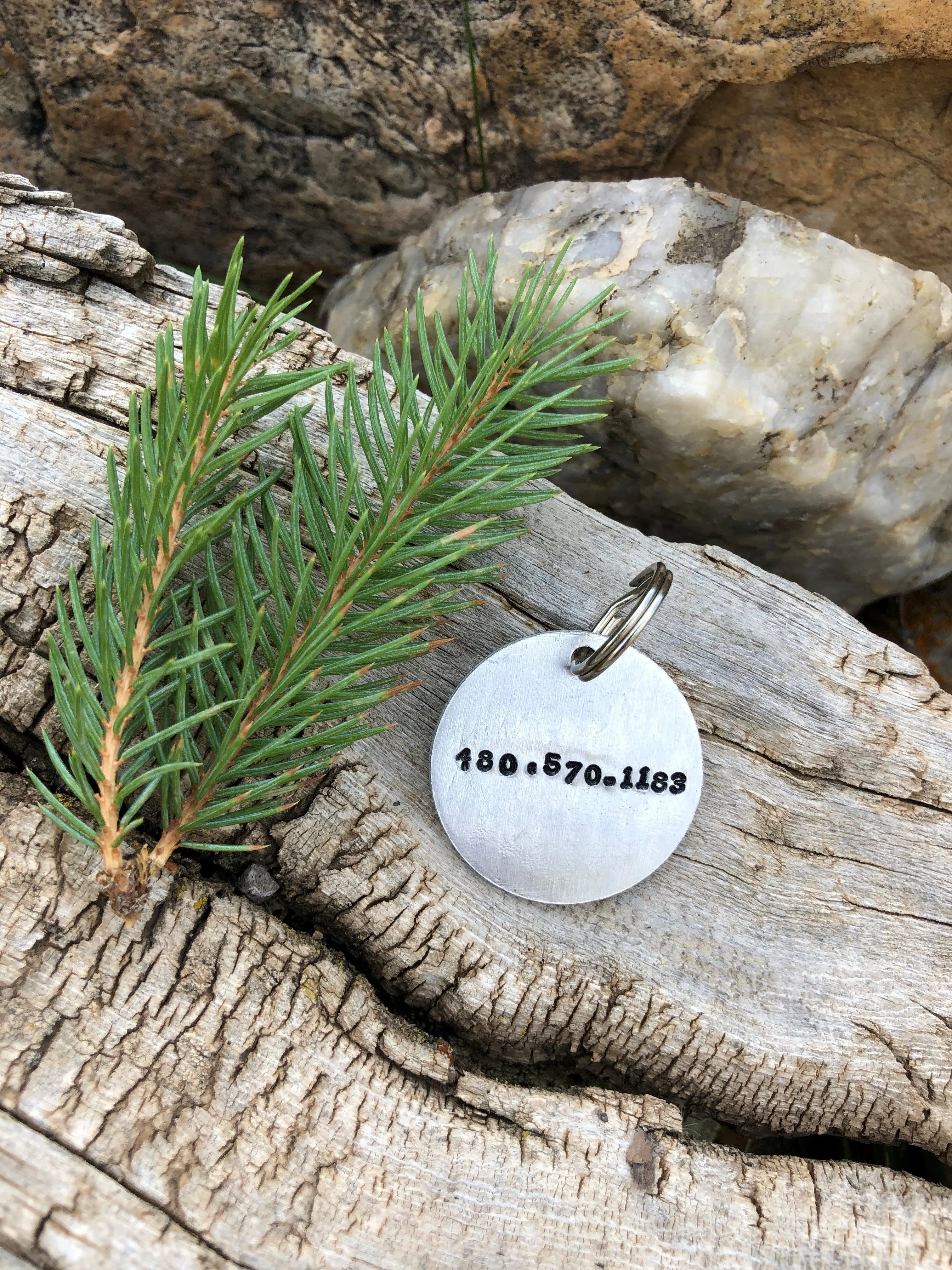 Metal Stamped Dog Tag