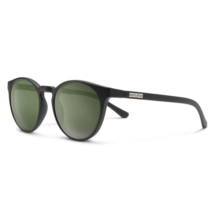 Metric - Matte Black   Polarized Gray Green Lens