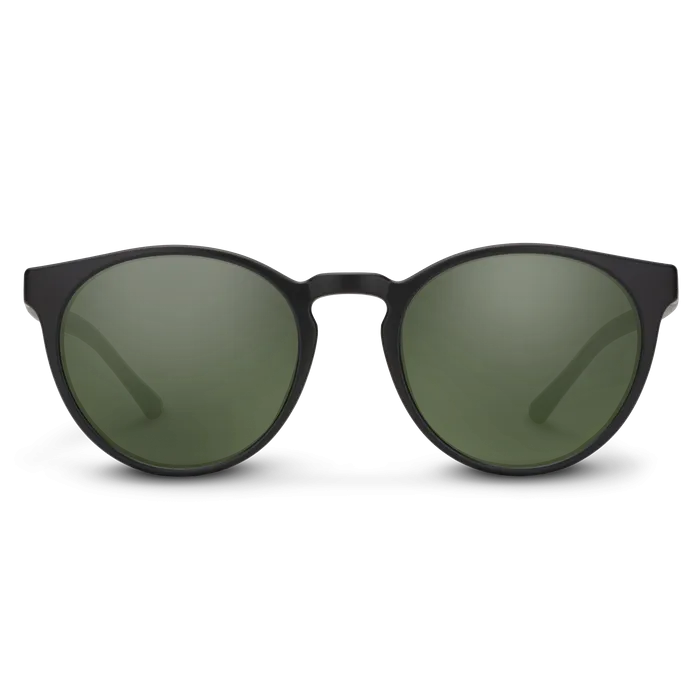 Metric - Matte Black   Polarized Gray Green Lens