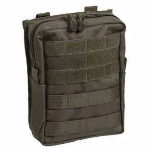 Mil-Tec Large Zipped MOLLE Belt Pouch Olive Green