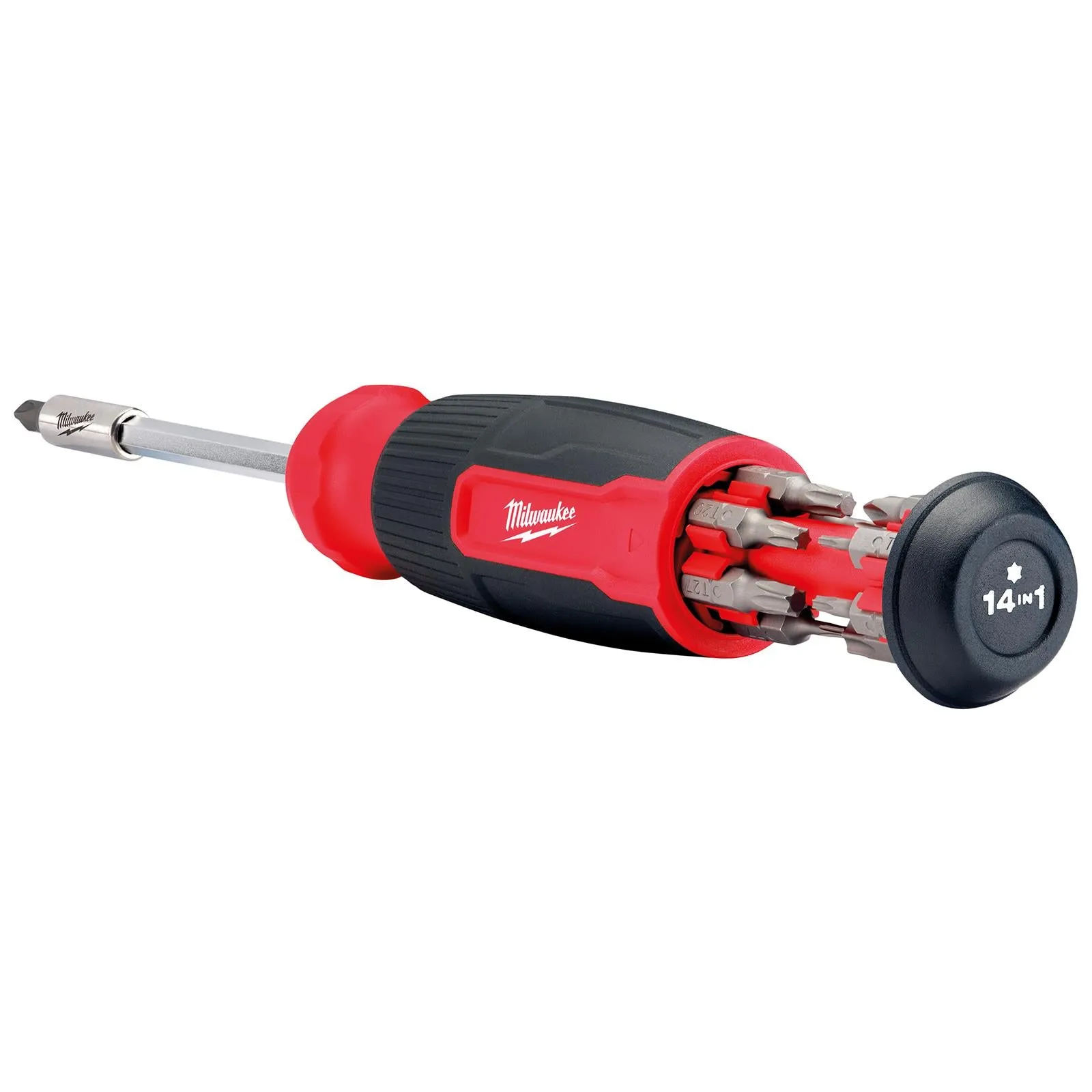 Milwaukee Multi Bit Screwdriver Set 14 in 1 Torx T6-T40 Phillips