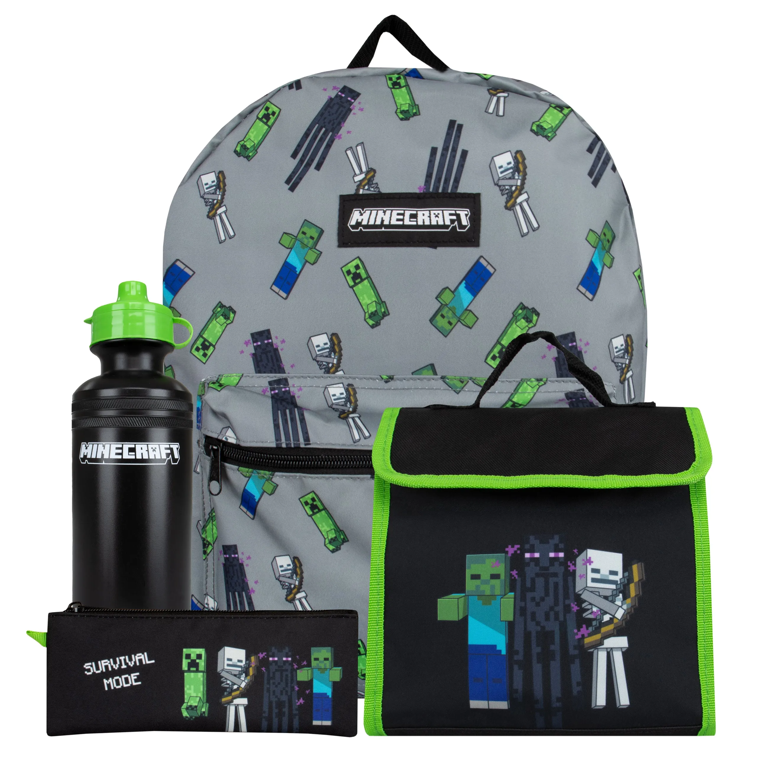 Minecraft 4-Piece Backpack Set