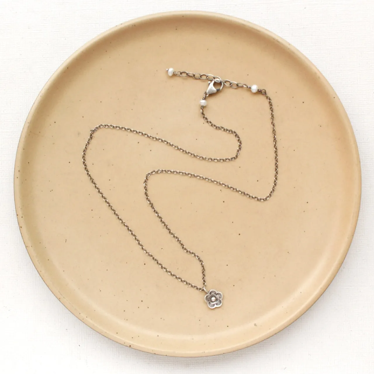 Mini Cactus Flower Necklace