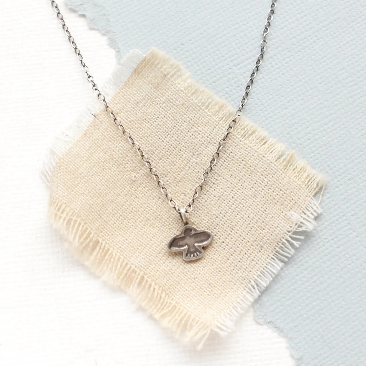 Mini Soar Charm Necklace