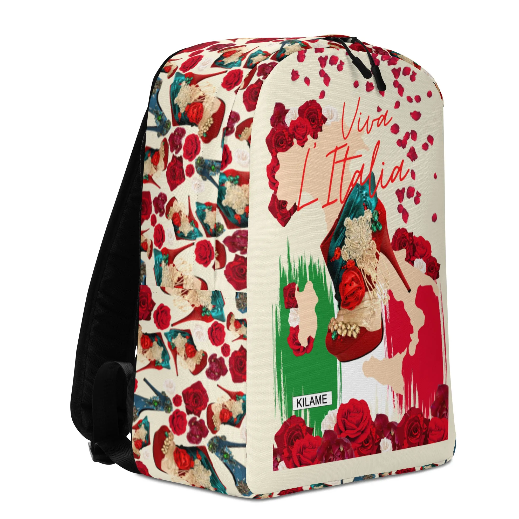 Minimalist Backpack 'Viva l'Italia'
