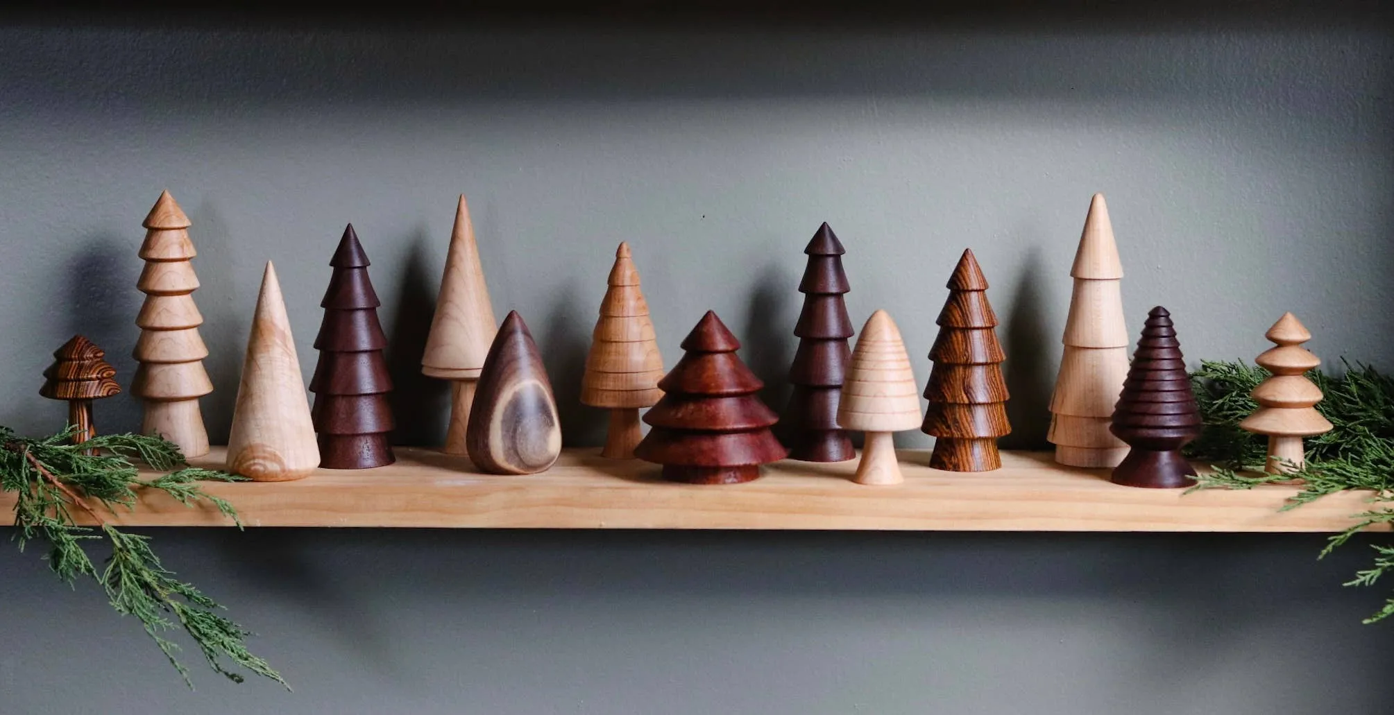 Minimalist Woodland 3 Tree Set