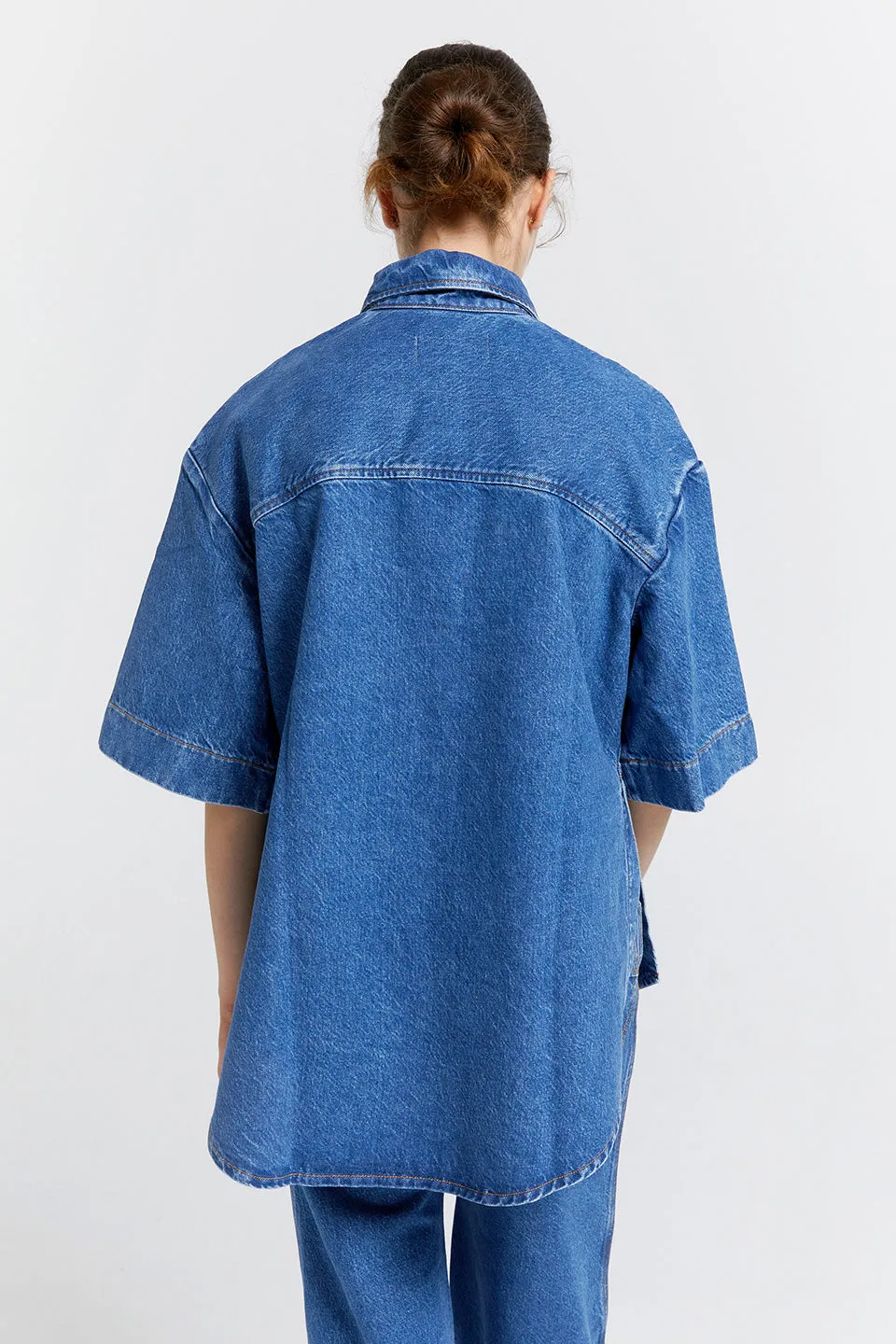 Mod Shirt Washed Denim