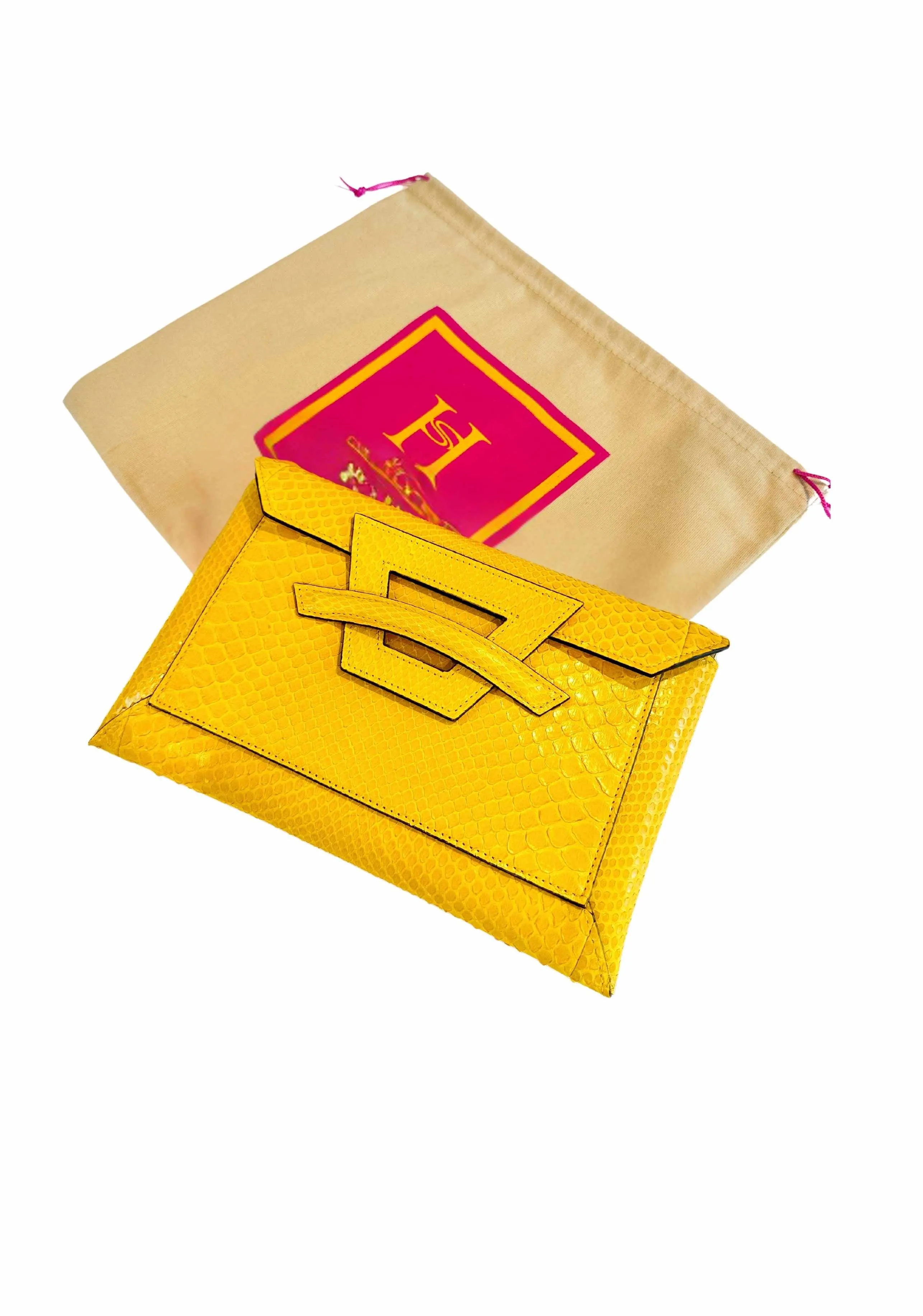 Moneypenny Envelope Clutch, Jonquil