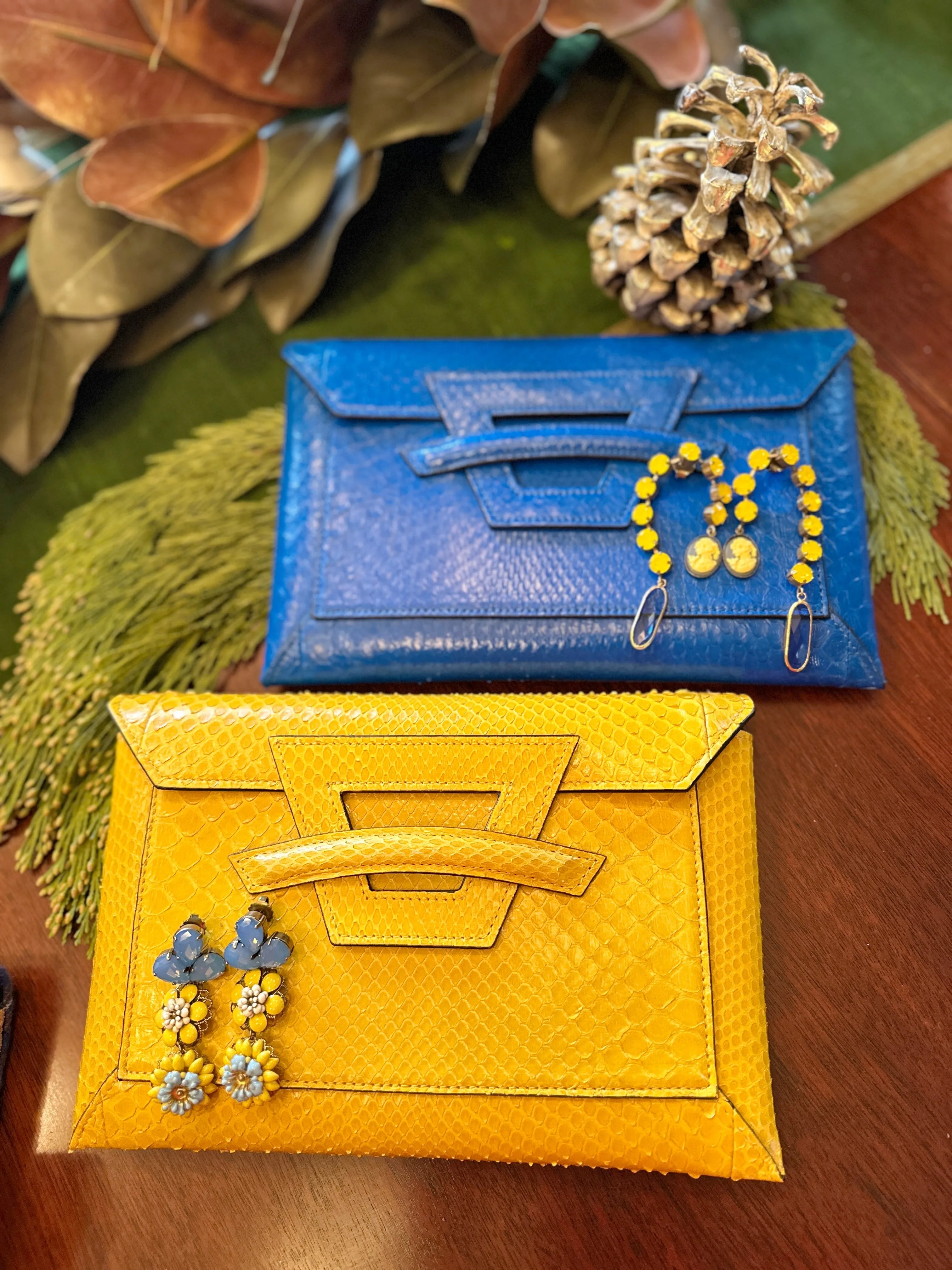 Moneypenny Envelope Clutch, Jonquil