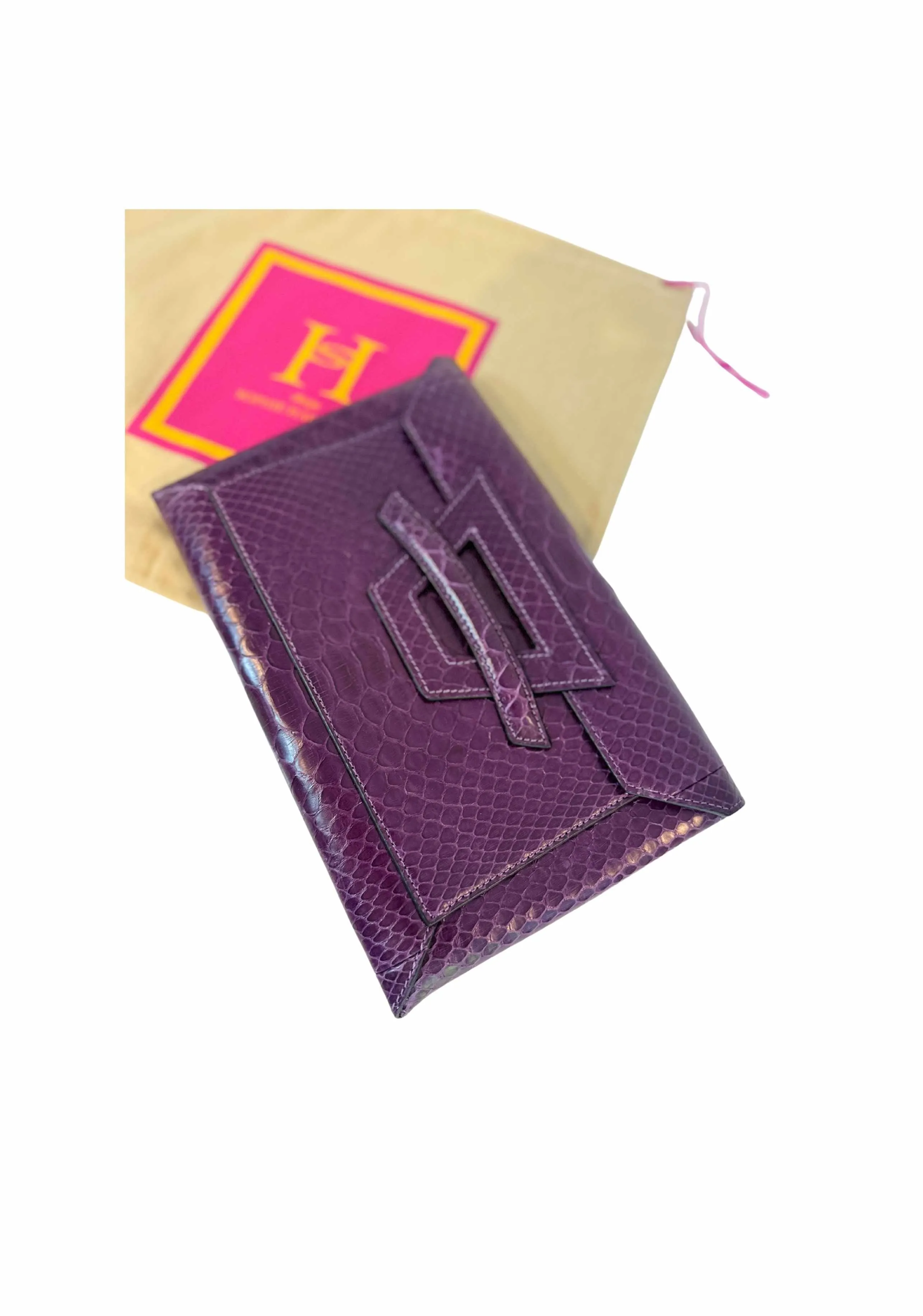 Moneypenny Envelope Clutch, Violet