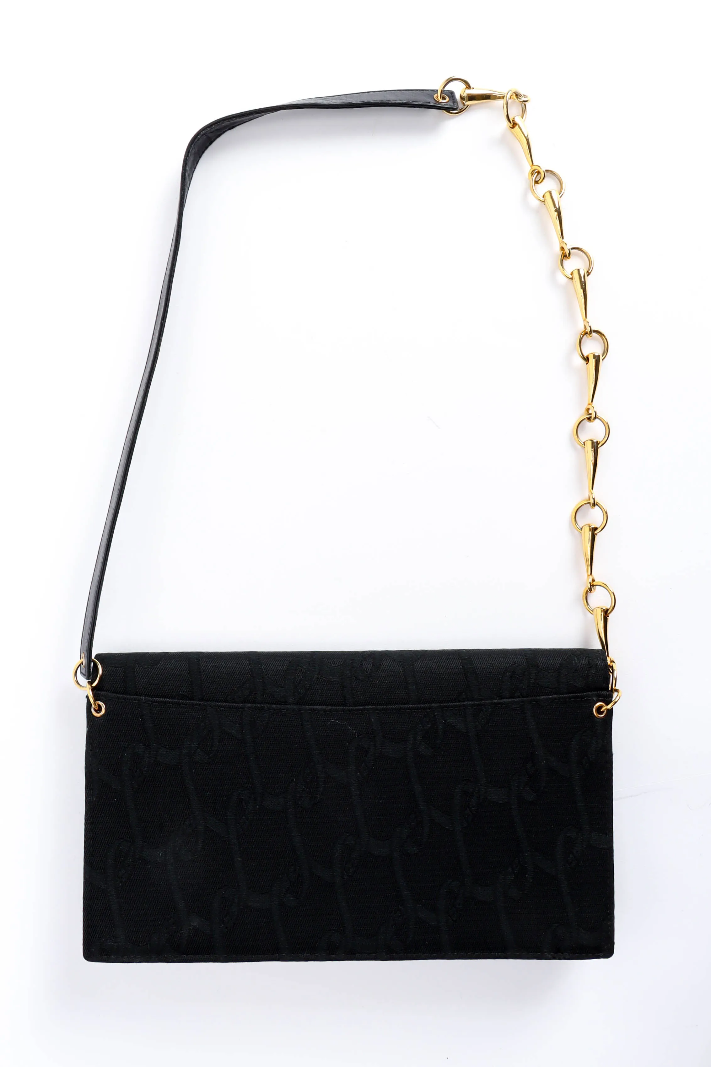 Monogram Envelope Shoulder Clutch