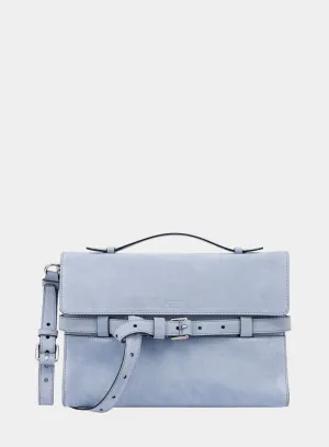 MOSCHINO | Tie Me Suede Clutch