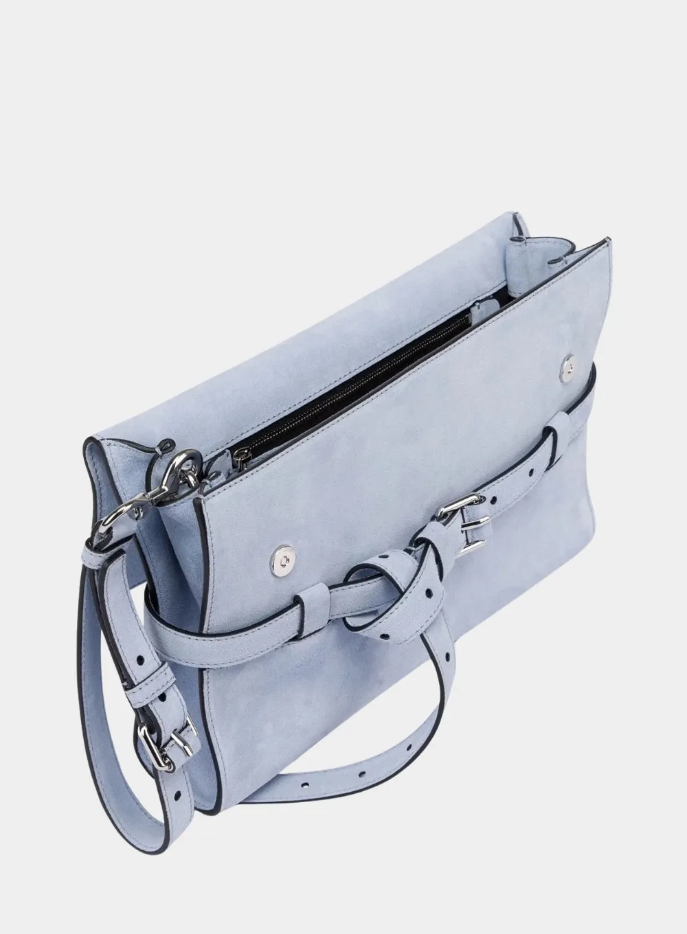 MOSCHINO | Tie Me Suede Clutch