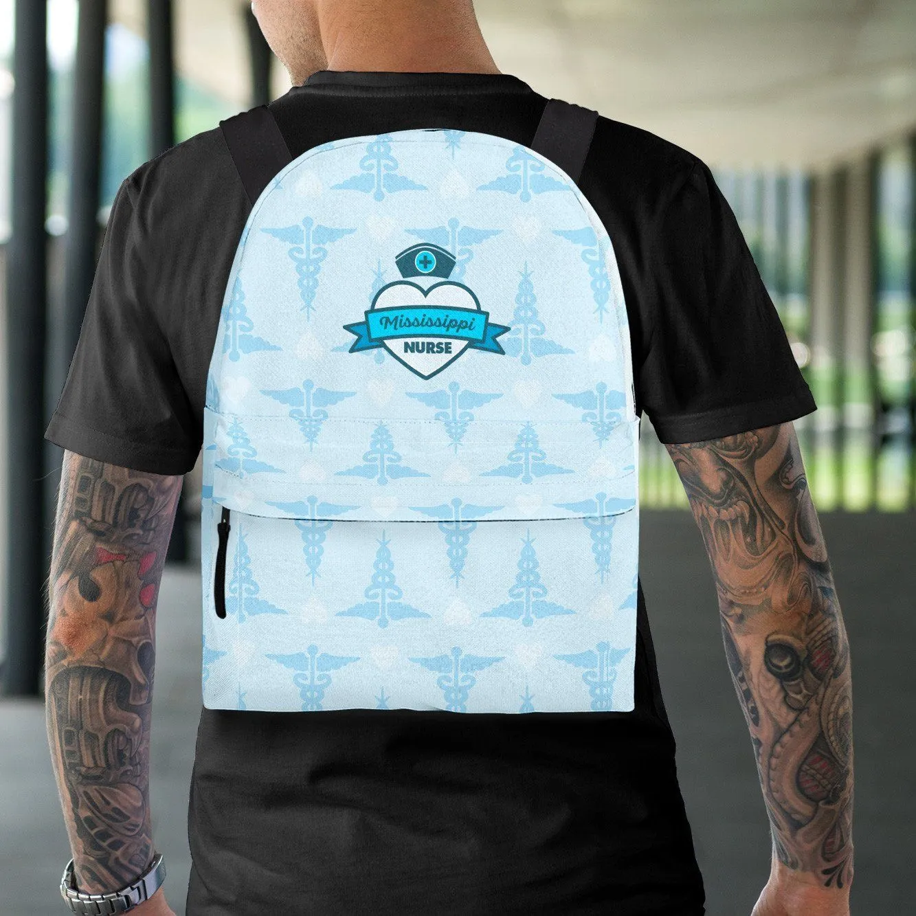 MS Nurse Blue Backpack
