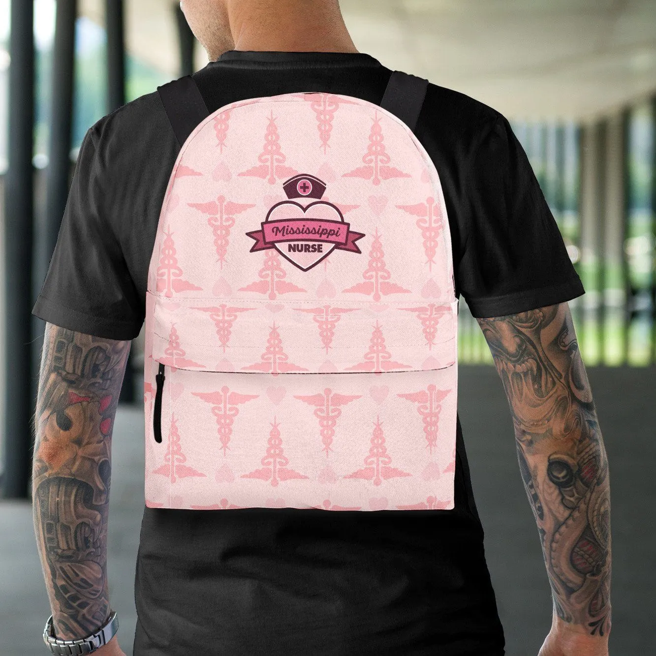 MS Nurse Pink Backpack