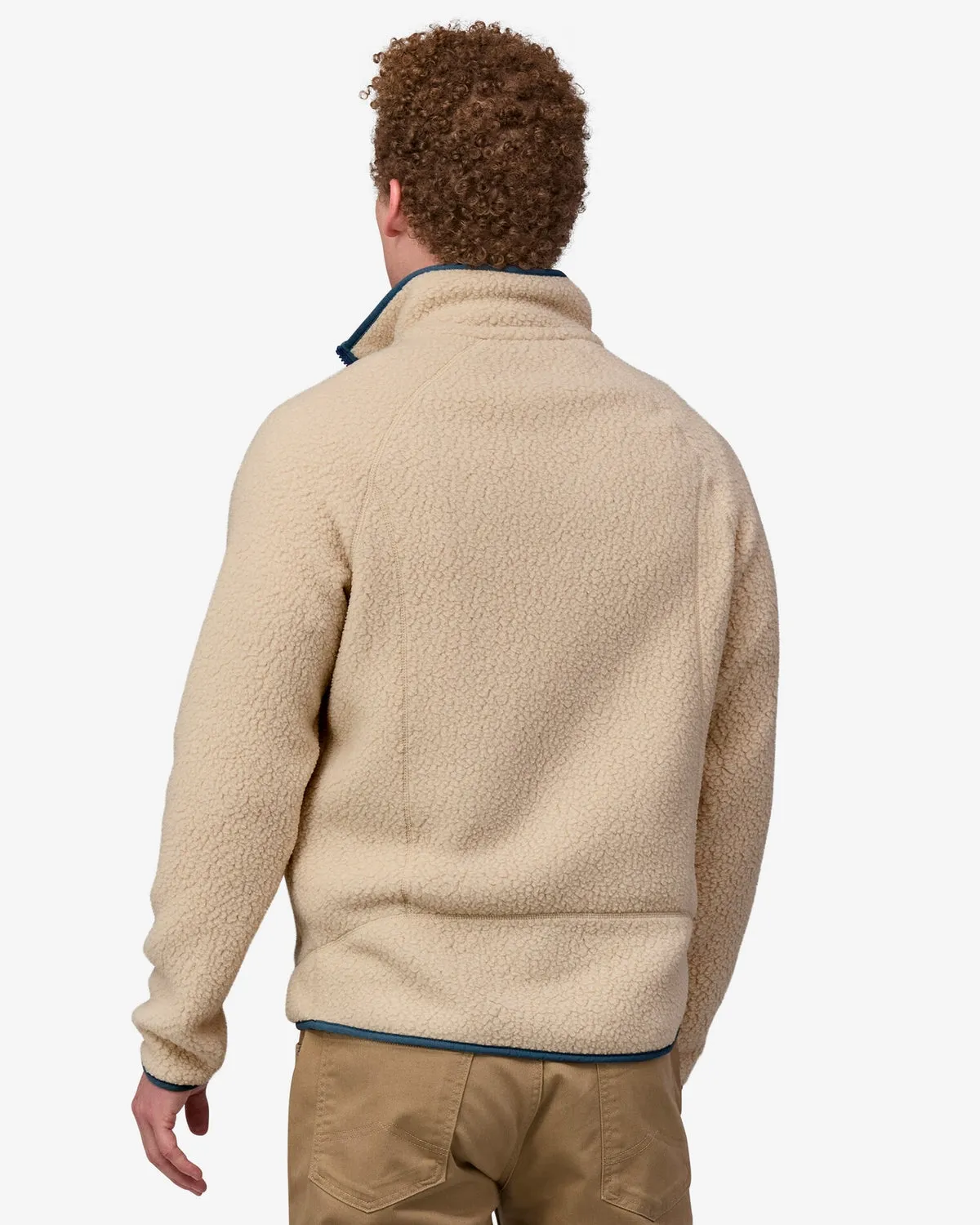 M's Retro Pile Jkt - Dark Natural w/Utility Blue