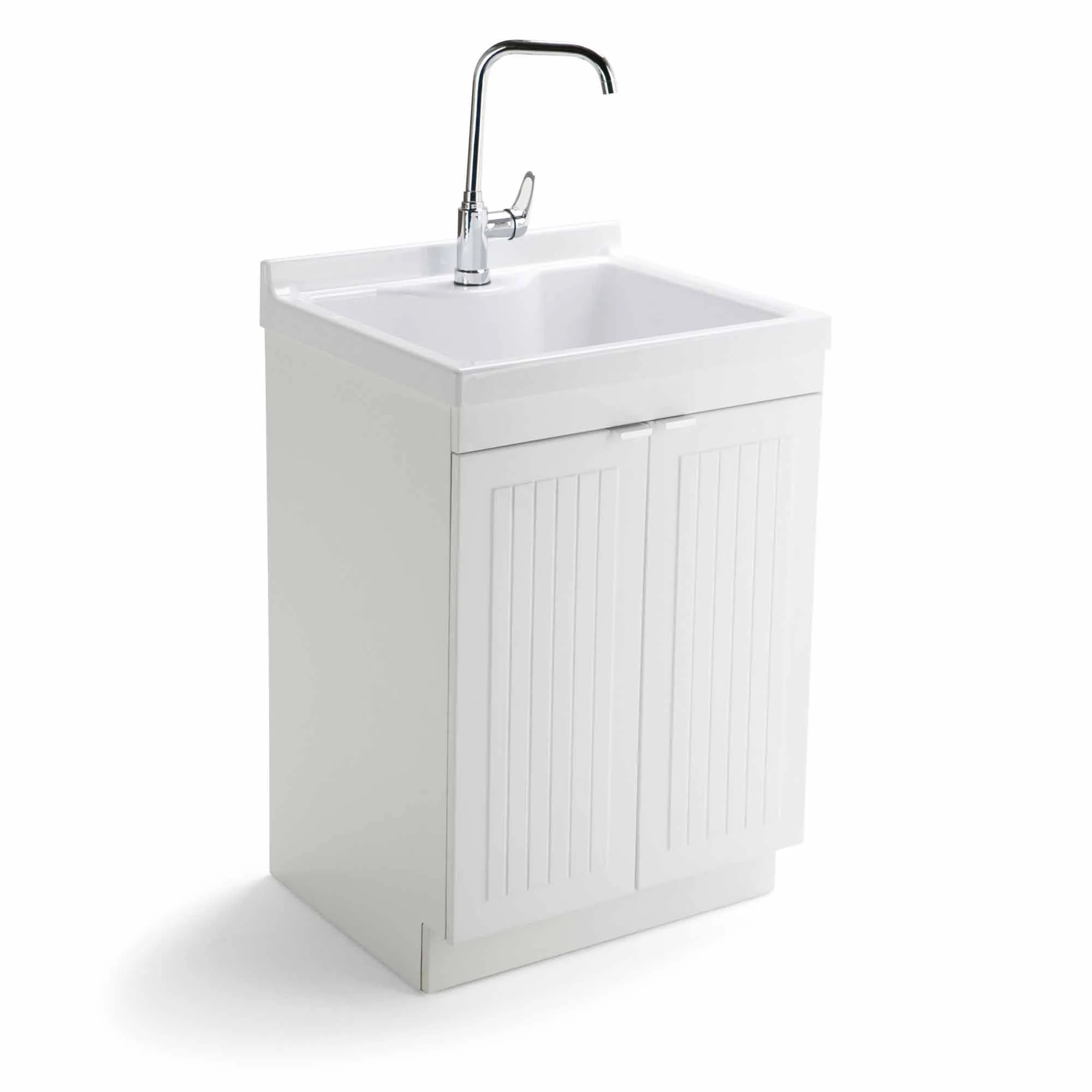 Murphy All-In-One 24 inch Laundry Utility Sink and Cabinet with ABS Sink
