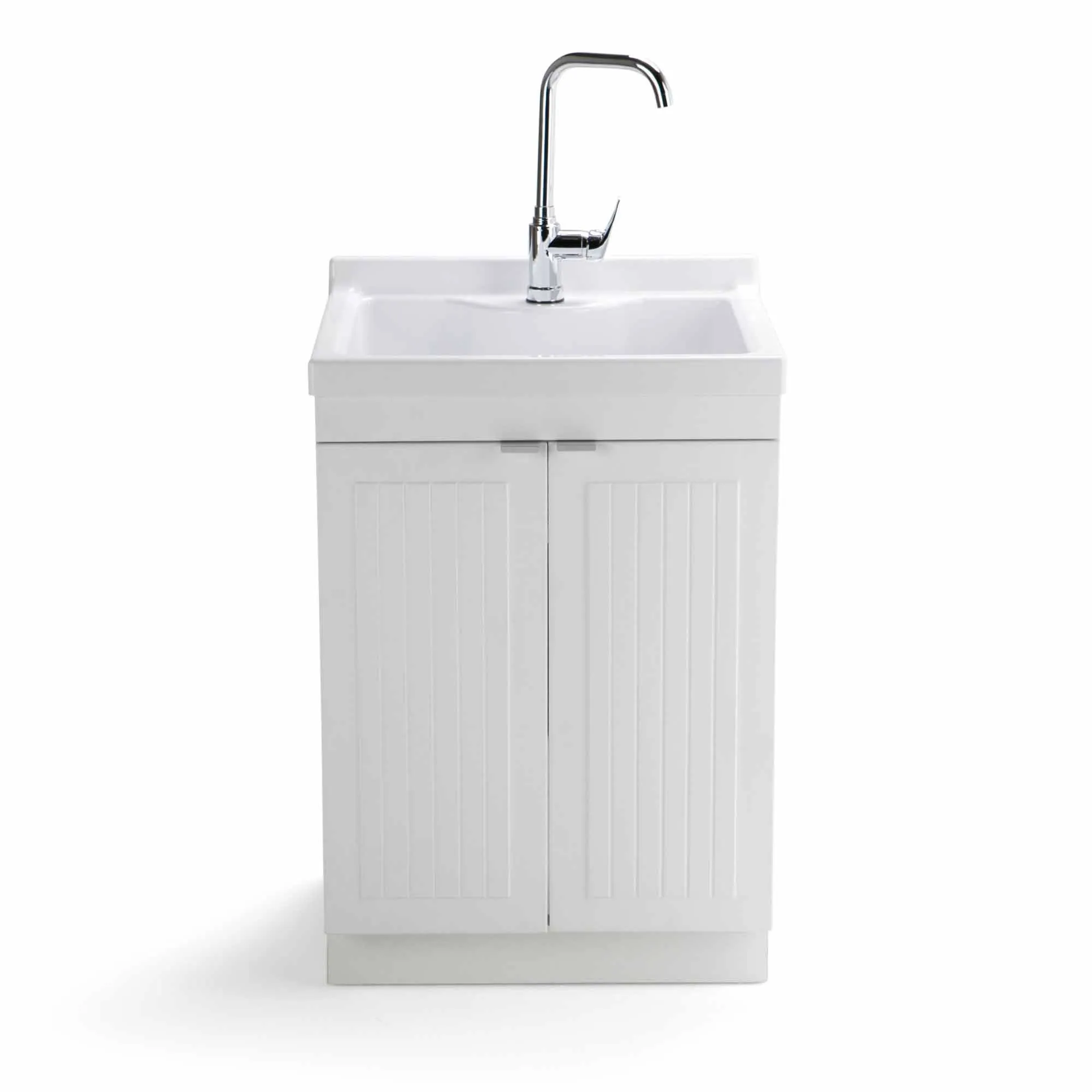Murphy All-In-One 24 inch Laundry Utility Sink and Cabinet with ABS Sink