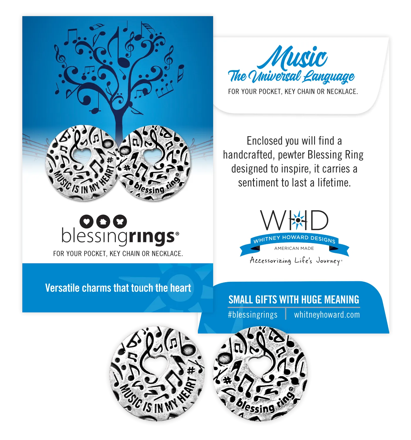 Music In My Heart Blessing Ring Envelope
