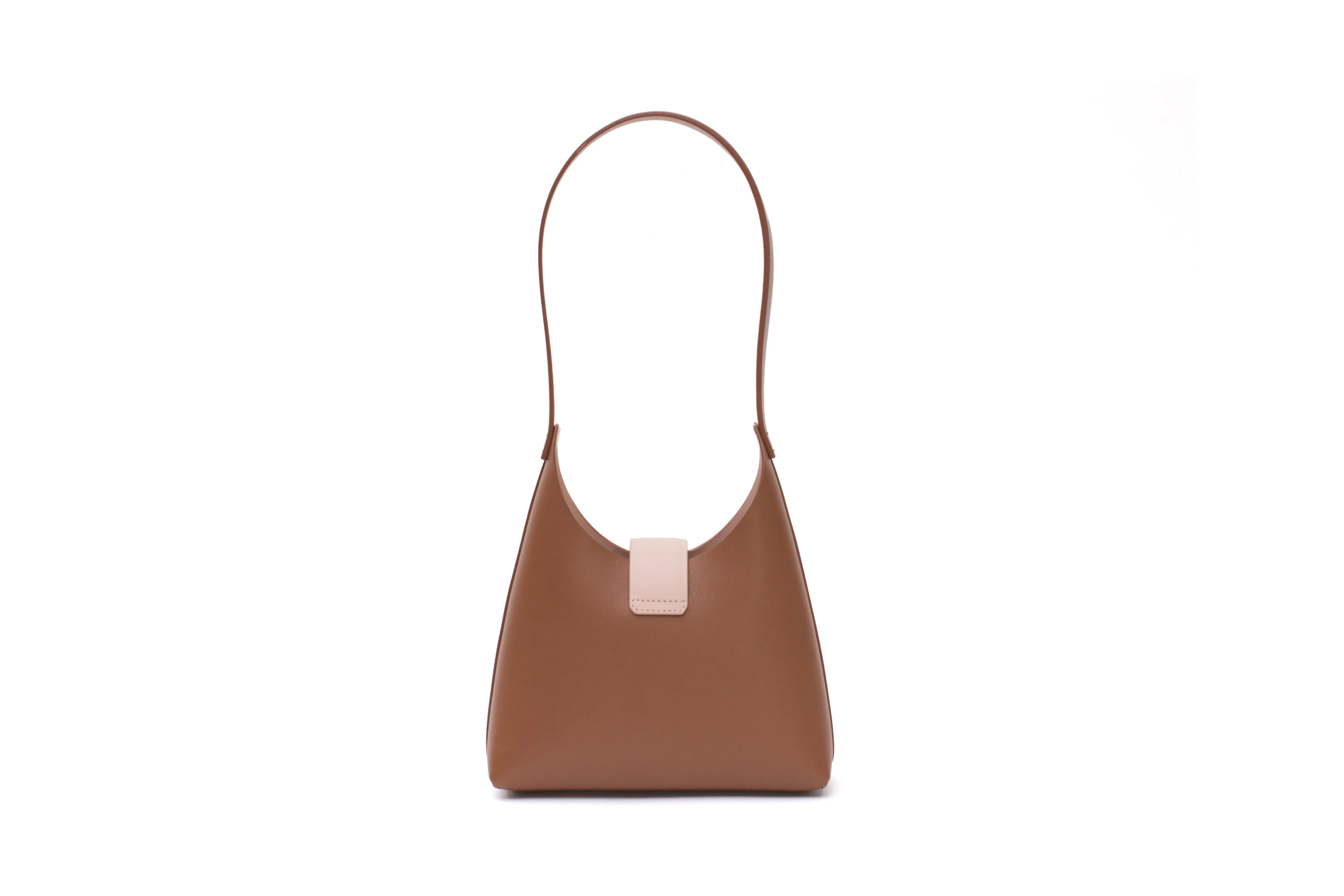 Nº44 Lucite Buckle Mini - Saddle   Blush