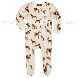 Natural Dog Organic Cotton Footed Romper