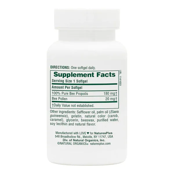 Nature's Plus Propolplus, 60 sgls.