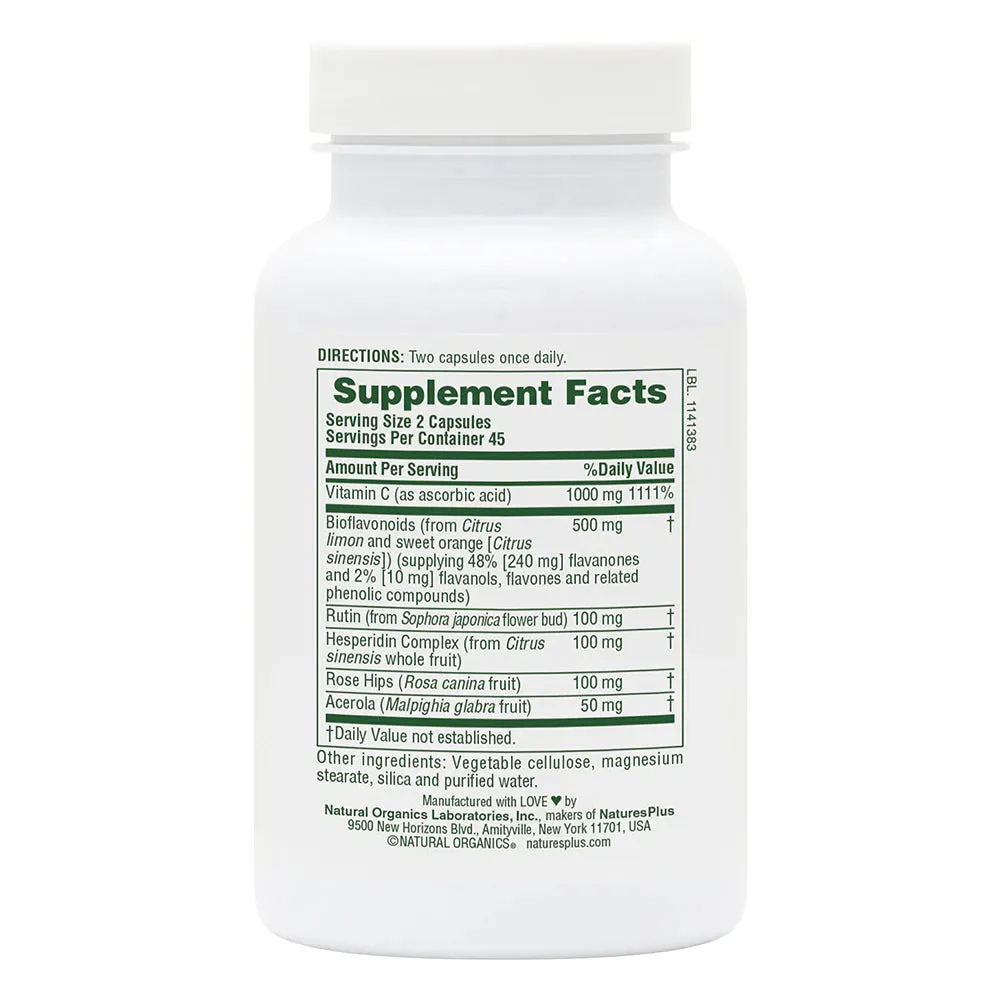 Nature's Plus Super C Complex (Vcaps), 90 caps.