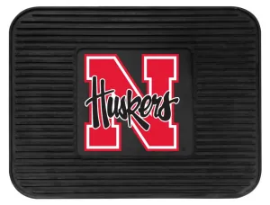 Nebraska Cornhuskers  Car Mat Heavy Duty Vinyl Rear Seat