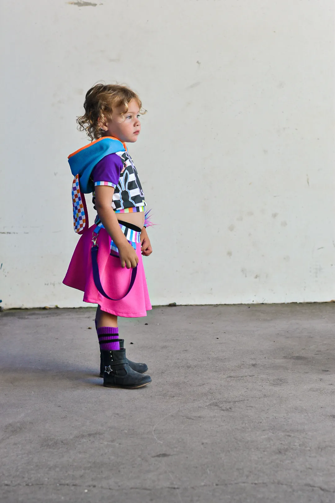 Neon Pocket Skirt Electric Easter Collab for girls