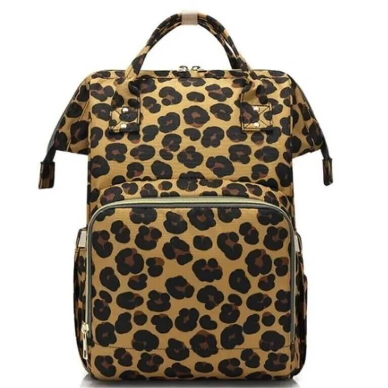 New Animal Pattern Diaper Backpack with Stroller Hooks - Multifunctional Travel Backpack Retails $87 US 