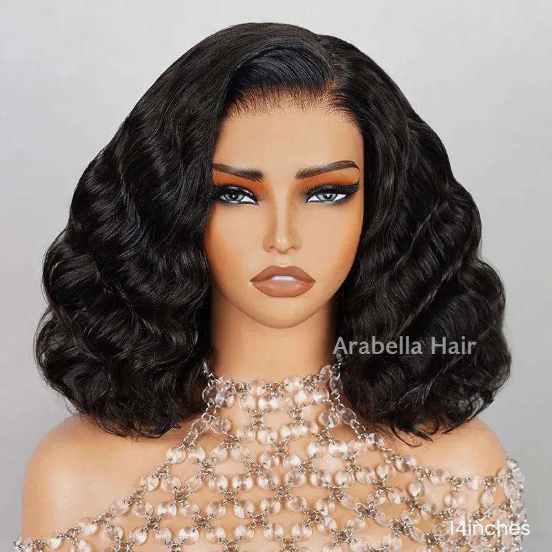 New Body Wave Long-Lasting Curl Hold| Pre-bleached Knots Human Hair Free Part
